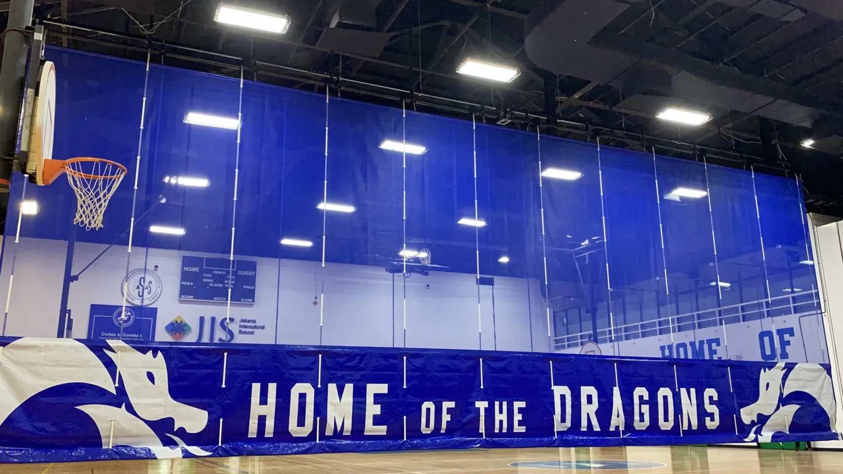 Electric Divider Curtain, JIS MS Gym